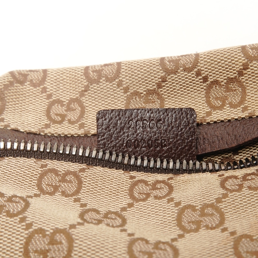 GUCCI Cream Canvas Shoulder Bag - Picture 10 of 13
